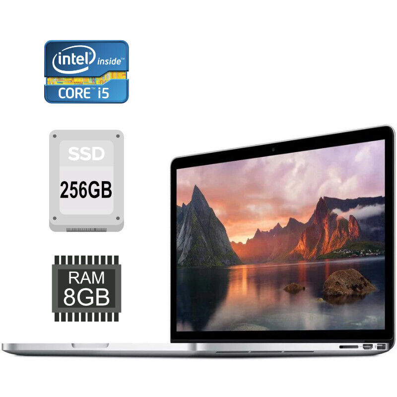 Apple MacBook Pro 13 12,1 Early 2015 Retina i5-5257U A1502 8GB 256