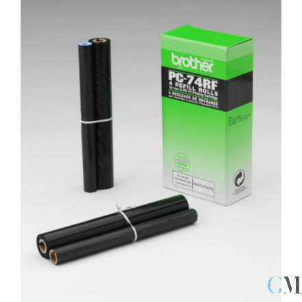 Original Brother PC-74RF Thermo-Transfer-Rolle, 4x140 Seiten VE=4