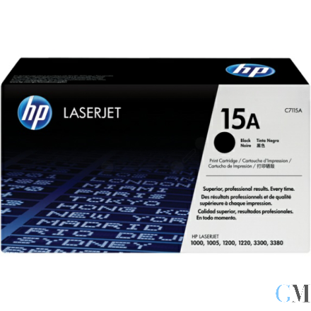 Original HP C7115A/15A Tonerkartusche schwarz, 2.500 Seiten ISO/IEC 19752