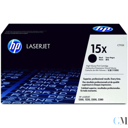 Original HP C7115X/15X Tonerkartusche schwarz, 3.500 Seiten ISO/IEC 19752