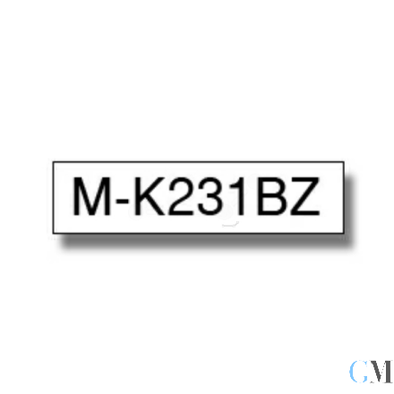 Original Brother MK-231BZ DirectLabel schwarz auf weiss 12mm x 8m