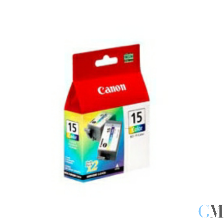 Original Canon 8191A002/BCI-15C Tintenpatrone color, 2x100 Seiten 7.5ml VE=2