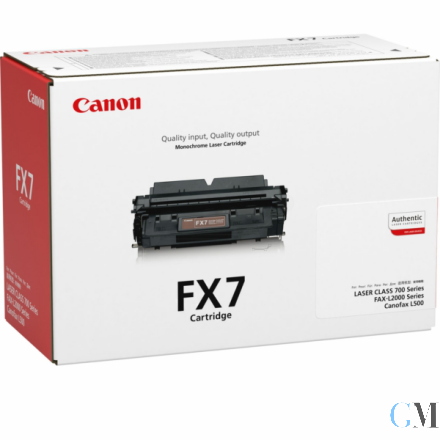 Original Canon 7621A002/FX-7 Tonerkartusche schwarz, 4.500 Seiten