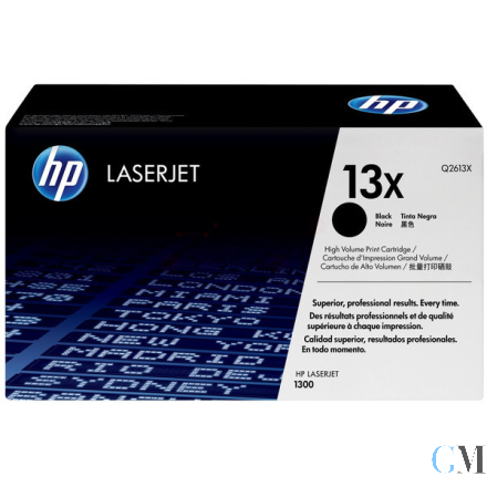 Original HP Q2613X/13X Tonerkartusche schwarz High-Capacity, 4.000 Seiten/5%