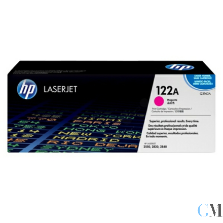 Original HP Q3963A/122A Toner magenta, 4.000 Seiten/5%