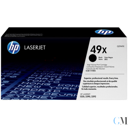Original HP Q5949X/49X Tonerkartusche schwarz, 6.000 Seiten ISO/IEC 19752
