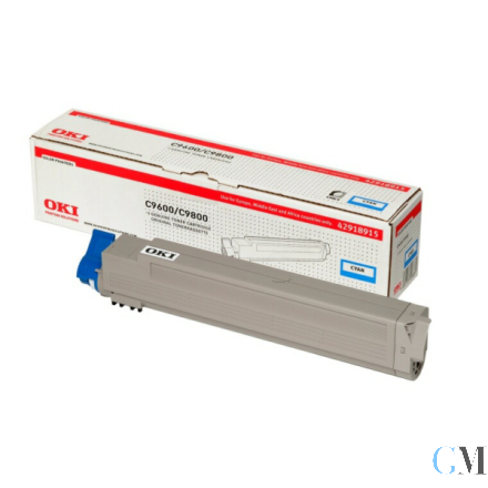 Original OKI 42918915 Toner cyan, 15.000 Seiten/5%