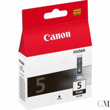 Original Canon 0628B001/PGI-5BK Tintenpatrone schwarz pigmentiert, 505 Seiten ISO/IEC 24711 26ml