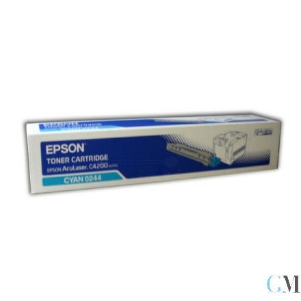 Original Epson C13S050244/0244 Toner cyan, 8.500 Seiten/5%