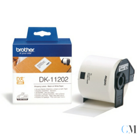 Original Brother DK-11202 DirectLabel Etiketten 62mm x 100mm 300