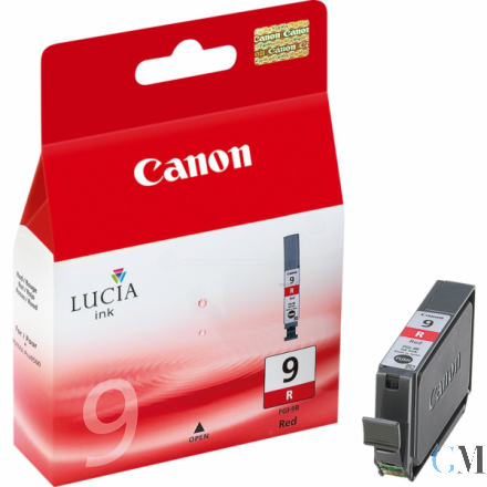 Original Canon 1040B001/PGI-9R Tintenpatrone rot, 1.600 Seiten/5% 14ml