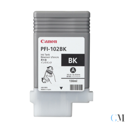 Original Canon 0895B001/PFI-102BK Tintenpatrone schwarz 130ml
