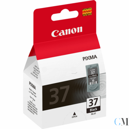 Original Canon 2145B001/PG-37 Druckkopfpatrone schwarz, 219 Seiten ISO/IEC 24711 11ml