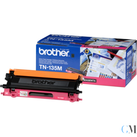 Original Brother TN-135M Toner magenta High-Capacity, 4.000 Seiten ISO/IEC 19798
