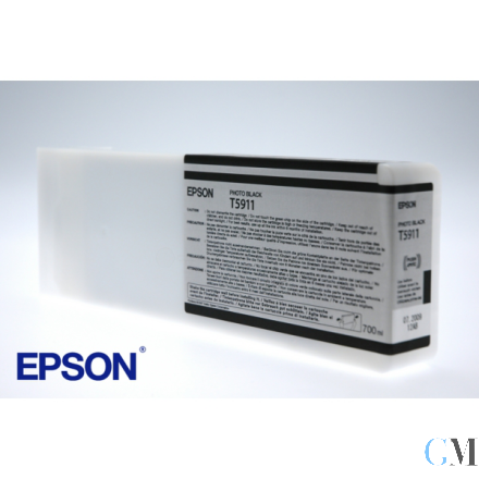 Original Epson C13T591100/T5911 Tintenpatrone schwarz foto 700ml