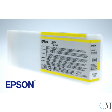 Original Epson C13T591400/T5914 Tintenpatrone gelb 700ml