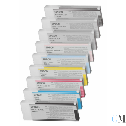 Original Epson C13T614300/T6143 Tintenpatrone magenta 220ml