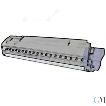 Original OKI 44059107 Toner cyan, 8.000 Seiten ISO/IEC 19798