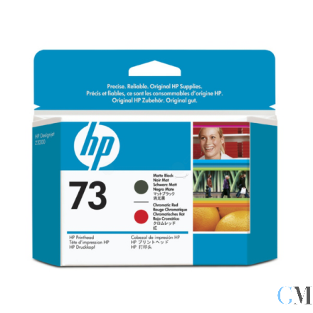 Original HP CD949A/73 Druckkopf schwarz matt +chrom. rot 130ml