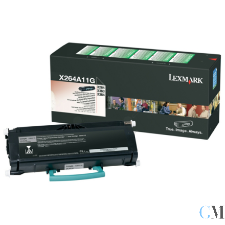 Original Lexmark X264A11G Toner-Kit return program, 3.500 Seiten ISO/IEC 19752