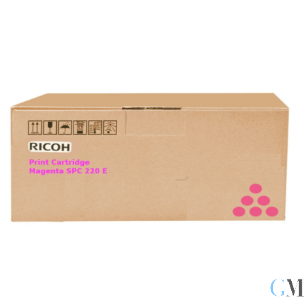 Original Ricoh 406099/SPC220E Toner magenta, 2.000 Seiten ISO/IEC 19798