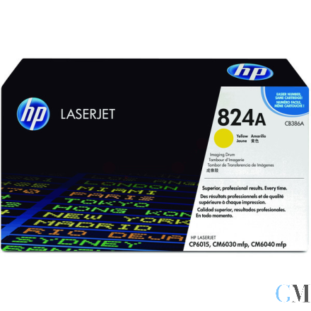 Original HP CB386A/824A Drum Kit gelb, 23.000 Seiten ISO/IEC 19798
