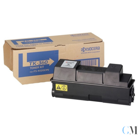 Original Kyocera 1T02J20EU0/TK-360 Toner-Kit, 20.000 Seiten ISO/IEC 19752