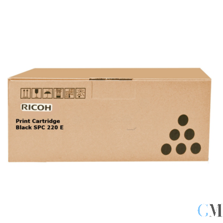 Original Ricoh 406094/SPC220E Toner schwarz, 2.300 Seiten ISO/IEC 19798