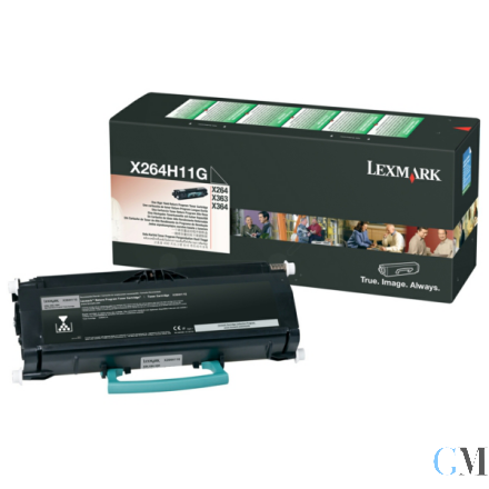 Original Lexmark X264H11G Toner-Kit return program, 9.000 Seiten ISO/IEC 19752