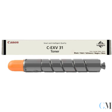 Original Canon 2792B002/C-EXV31 Toner schwarz, 80.000 Seiten/5% 1660 Gramm