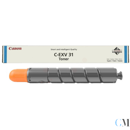 Original Canon 2796B002/C-EXV31 Toner cyan, 52.000 Seiten/5% 940 Gramm