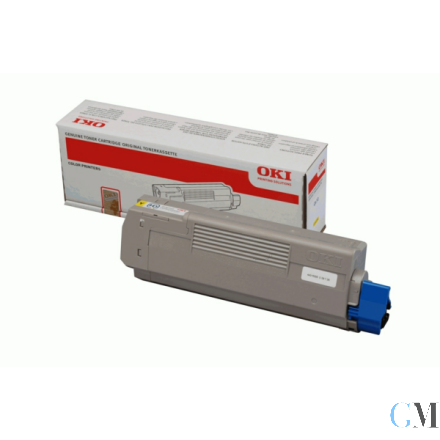 Original OKI 44315305 Toner-Kit gelb, 6.000 Seiten ISO/IEC 19798