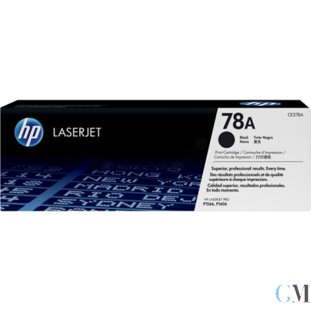 Original HP CE278A/78A Tonerkartusche schwarz, 2.100 Seiten ISO/IEC 19752