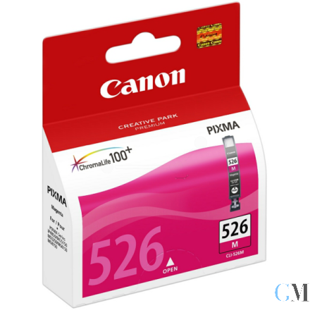 Original Canon 4542B001/CLI-526M Tintenpatrone magenta, 520 Seiten ISO/IEC 24711 9ml