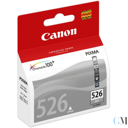 Original Canon 4544B001/CLI-526GY Tintenpatrone grau, 437 Seiten ISO/IEC 24711 9ml