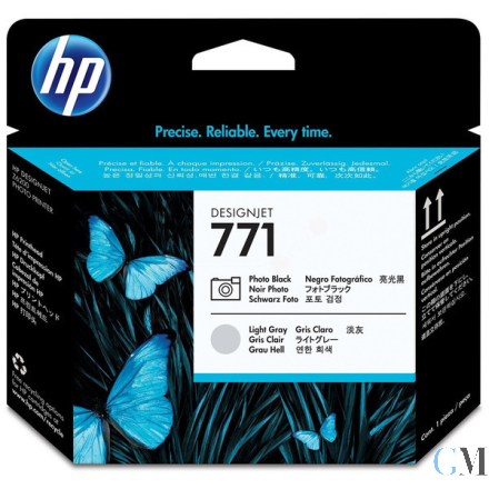 Original HP CE020A/771 Druckkopf schwarz / grau hell 775ml