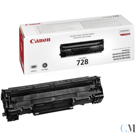 Original Canon 3500B002/728 Tonerkartusche schwarz, 2.100 Seiten ISO/IEC 19752