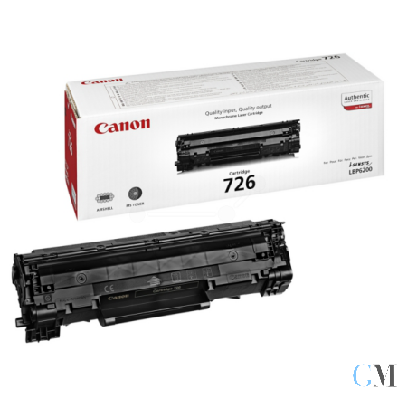 Original Canon 3483B002/726 Tonerkartusche schwarz, 2.100 Seiten ISO/IEC 19752