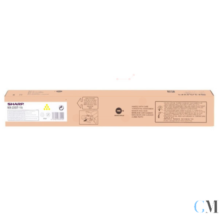 Original Sharp MX-23GTYA Toner gelb, 10.000 Seiten ISO/IEC 19752
