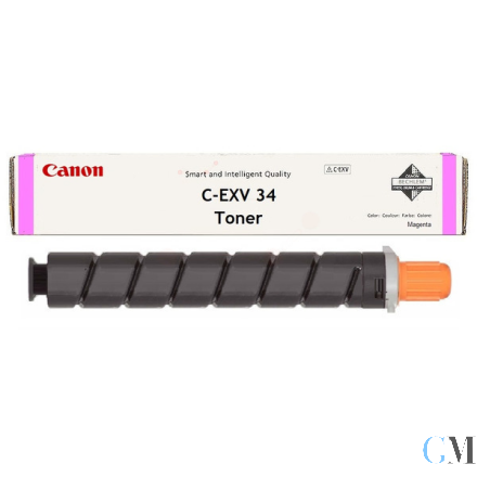 Original Canon 3784B002/C-EXV34 Toner magenta, 19.000 Seiten