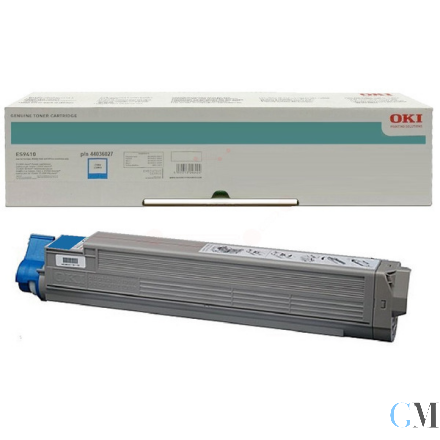 Original OKI 44036027 Toner cyan, 15.000 Seiten/5%