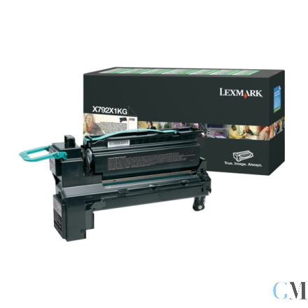 Original Lexmark X792X1KG Tonerkartusche schwarz return program, 20.000 Seiten ISO/IEC 19798