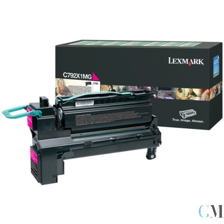 Original Lexmark C792X1MG Tonerkartusche magenta extra High-Capacity return program, 20.000 Seiten ISO/IEC 19798