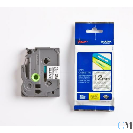 Original Brother TZE-131 DirectLabel schwarz auf Transparent Laminat 12mm x 8m