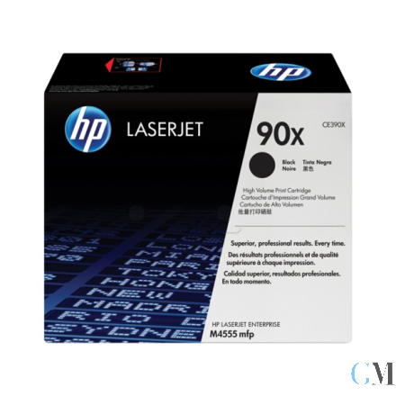 Original HP CE390X/90X Tonerkartusche schwarz, 24.000 Seiten ISO/IEC 19752