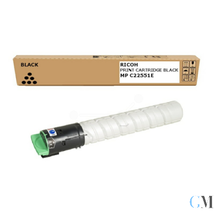 Original Ricoh 842061/TYPE MPC2551E Toner schwarz, 10.000 Seiten