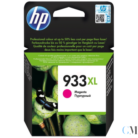 Original HP CN055AE/933XL Tintenpatrone magenta High-Capacity, 825 Seiten ISO/IEC 24711 9ml