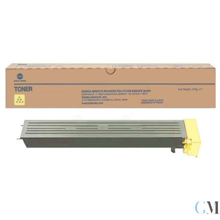 Original Konica Minolta A3VU250/TN-711Y Toner gelb, 31.500 Seiten/5%