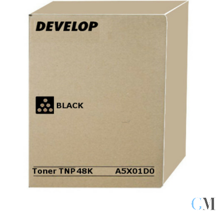 Original Develop A5X01D0/TNP-48K Toner schwarz, 10.000 Seiten