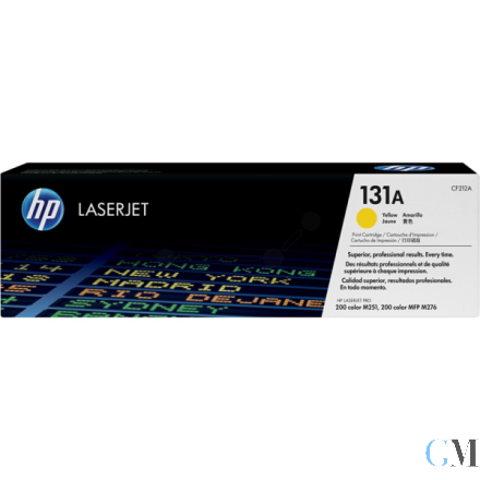 Original HP CF212A/131A Tonerkartusche gelb, 1.800 Seiten ISO/IEC 19798
